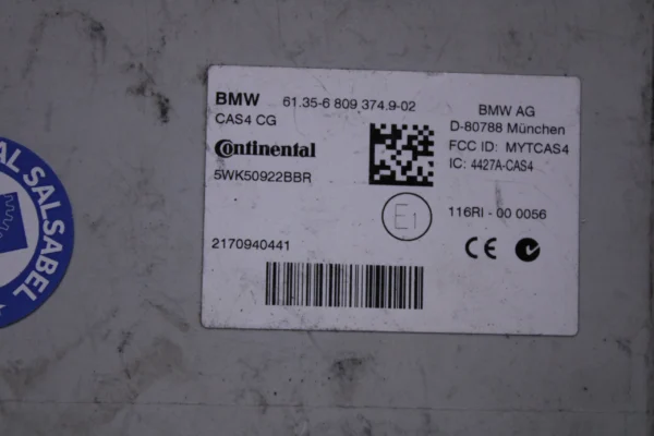 Bmw Electrical Control Module 61356809374