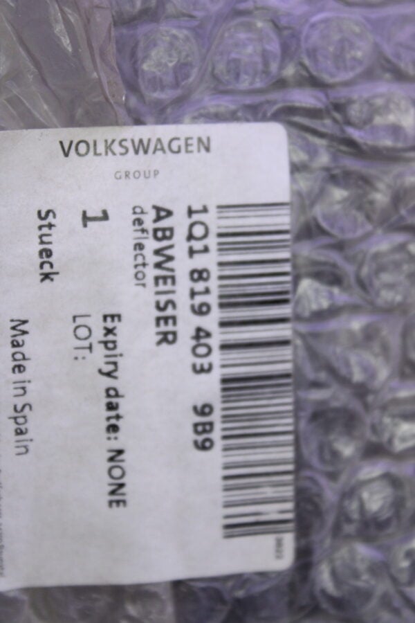 Volkswagen Eos Cover Rain Tray Water Deflector 1Q18194039B9
