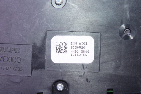 Bmw 5 Series G30 Seat Adjustment Switch Right 61319330920