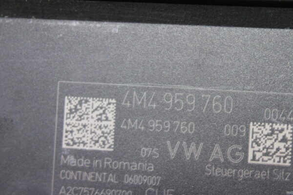 Audi A4 Control Unit For Seat 4M4959760