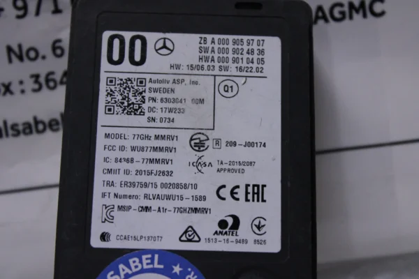 Mercedes Benz Radar Sensor 0009059707