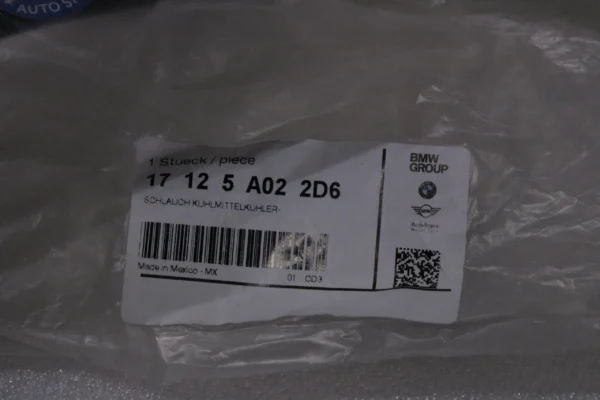 Bmw Hose Radiator 17125A022D6