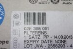 VOLKSWAGEN FILTER ELEMENT WITH GASKET 02E398051