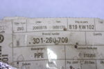 VOLKSWAGEN REFRIGERANT PIPE 3D1260709