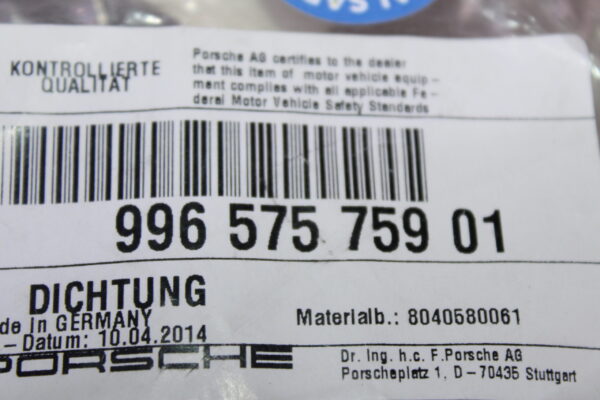 Porsche Seal 99657575901