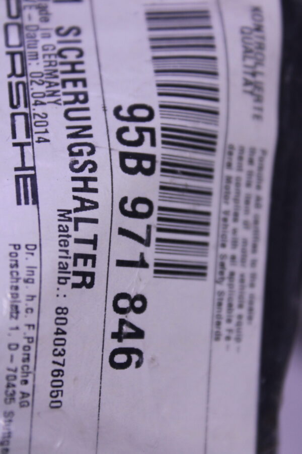 Porsche Fuse Holder 95B971846