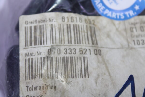 Porsche Toleranca Ring 97033352100