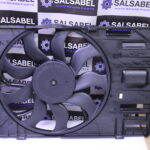 VOLKSWAGEN CAMPMOB RADIATOR FAN WITH FAN RING 7E0121205B