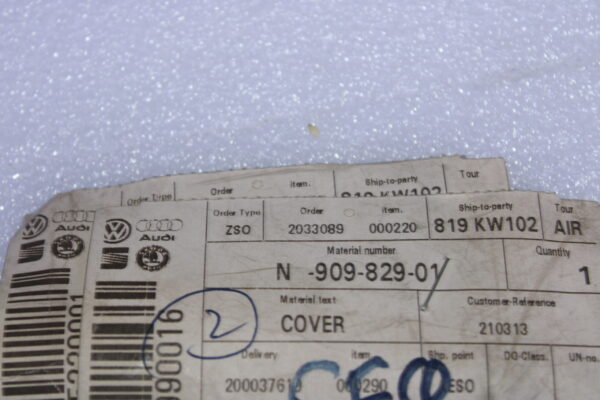 Volkswagen Engine Core Plug N90982901