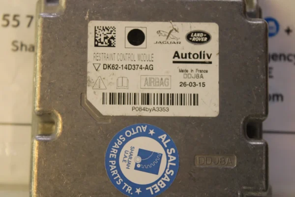 Range Rover Evoque L538 Seatbelt Control Module Dk6214D374Ag