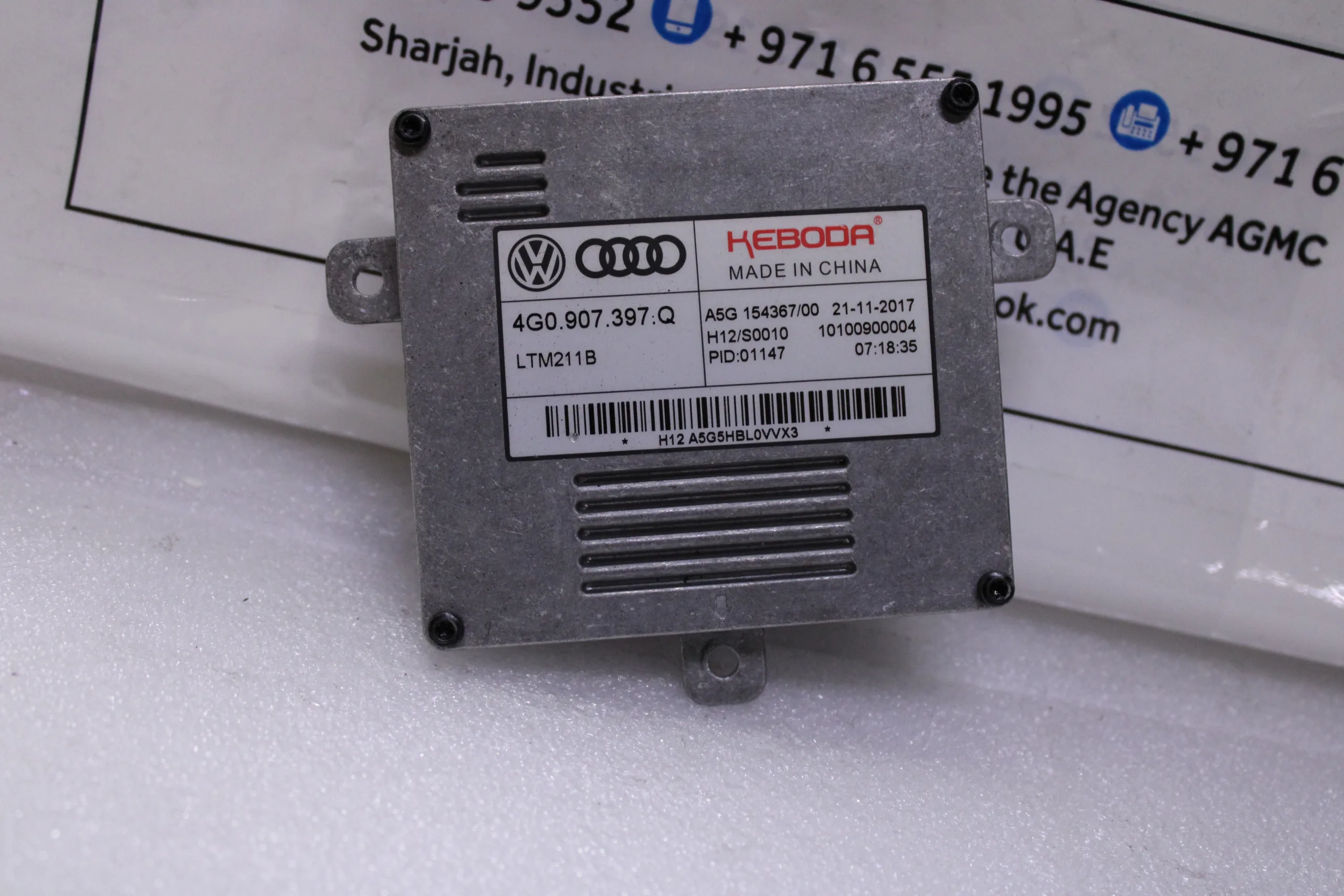Audi A3 Module Control Led Headlamp 4G0907397Q Audi A3 Module Control Led Headlamp 4G0907397Q