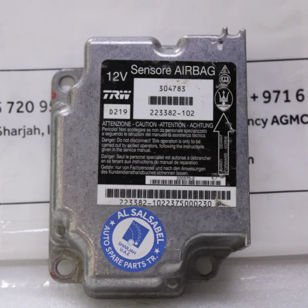 MASERATI GRAN TURISMO BAG SRS RESTRAINT CONTROL MODULE 223382 304783