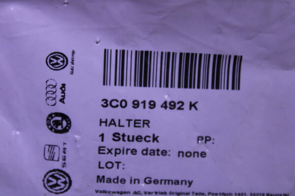 Volkswagen Sensor Bracket 3C0919492K