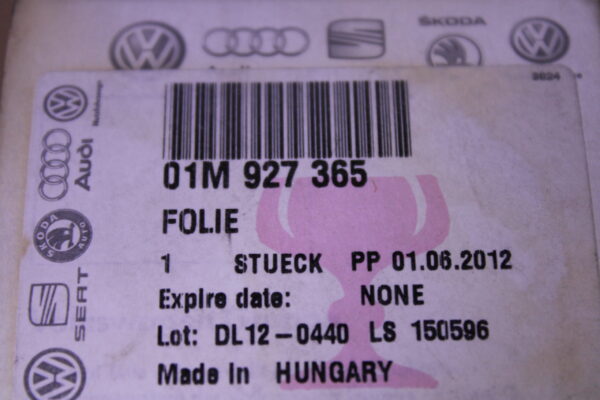 Audi A3 Conductor Foil 01M927365