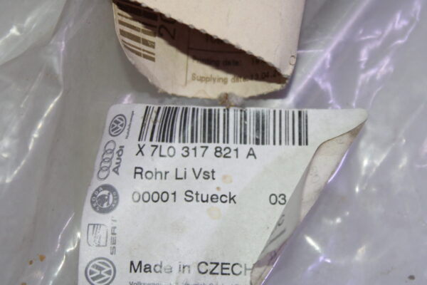 Volkswagen Oil Prssure Line 7L0317821A