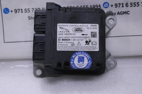 Jaguar F Pace Srs Rcm Airbag Computer Control Module L8A214D374Cd