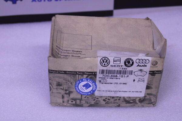 Volkswagen Set Brake Pads With Disc Brake 7D0698151F