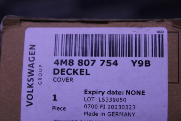 Audi Cover 4M8807754 Y9B