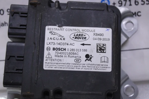 Land Rover Range Rover Evoque Srs Rcm Airbag Computer Control Module Lx7314D374Ac