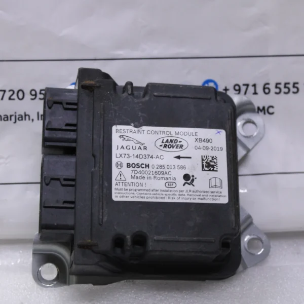 LAND ROVER RANGE ROVER EVOQUE SRS RCM Airbag Computer Control Module LX7314D374AC