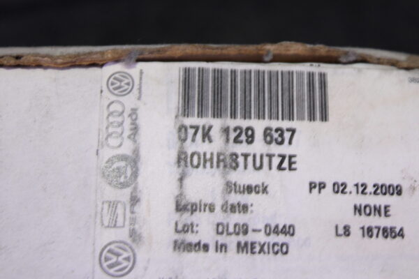 Volkswagen Mass Air Flow Sensor 07K129637