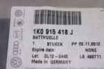 Volkswagen battery protection cover 1k0915418j