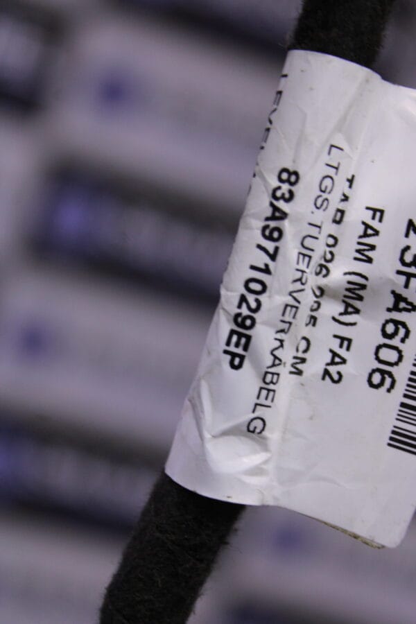 Audi Q3 Front Left Door Wiring Harness 83A971029Ep