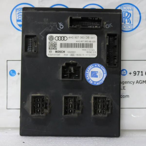 Audi A6 Onboard Supply Control Module 4H0907063DB