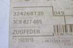 VOLKSWAGEN tension spring 3c8827665