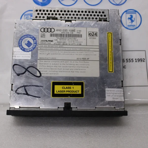 Audi/V.W A6 A7 A8 DVD CHANGER 4H0035108E