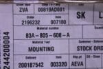 AUDI Q3 MOUNTING FOR MAIN BEAM HEADL RIGHT 83A805608A