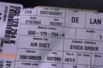 AUDI A3 AIR GUIDE 5Q0129254K