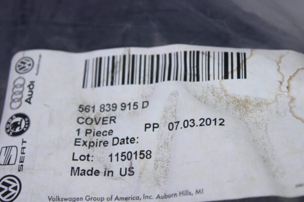 Volkswagen Cover 561839915D
