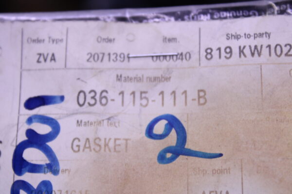 Volkswagen Seal 036115111B