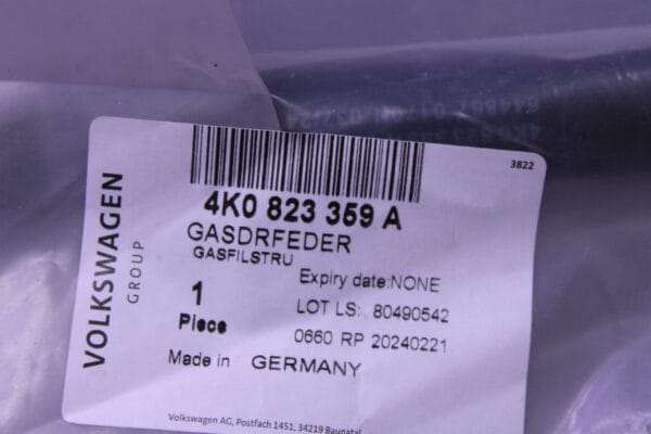 Audi A7 Gas Filled Strut 4K0823359A