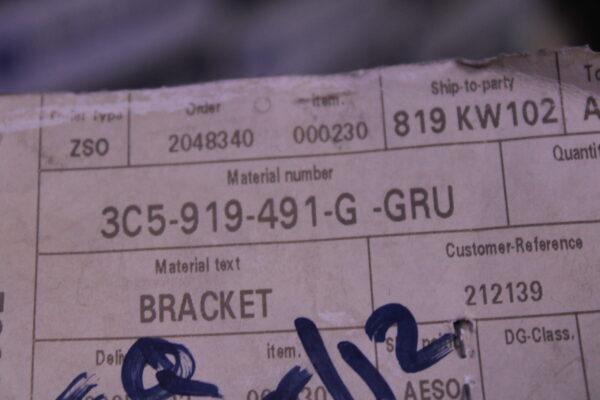 Volkswagen Sensor Bracket 3C5919491G