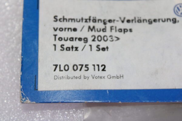 Volkswagen Extension For Mud Guard 7L0075112