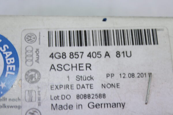 Volkswagen Ashtray 4G8857405A 81U