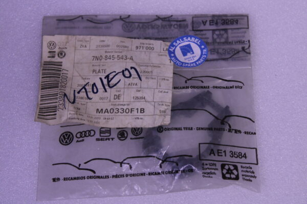 Volkswagen Retaining Plate For Interior Mirror 7N0845543A