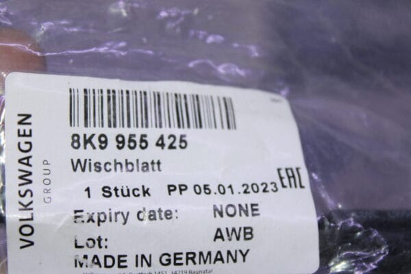 Audi Wiper Blade 8K9955425