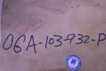 VOLKSWAGEN INSCRIPTION 06A103932P