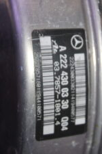 Mercedes Brake Booster Master Cylinder 2224300330