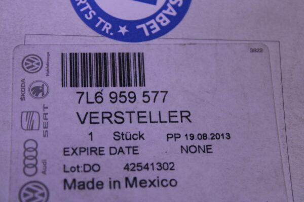 Volkswagen Adjusting Unit With Motor Fof Exterior Mirror 7L6959577