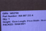 BENTLEY CLOSING ELEMENT 36A807233A