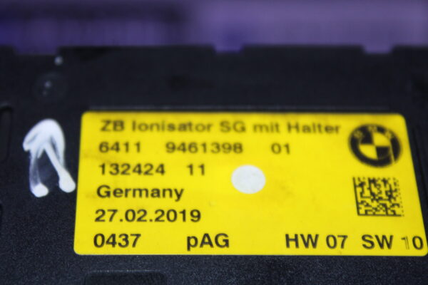 Bmw Control Unit For Ionizer 64119461398