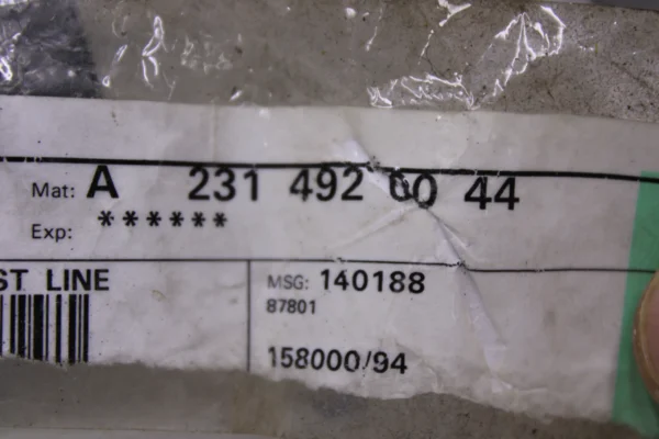 Mercedes Benz Muffler &Amp; Pipe Hanger 2314920044