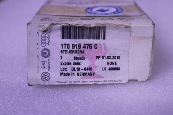 Volkswagen Control Unit For Park Steering Assist 1T0919475C