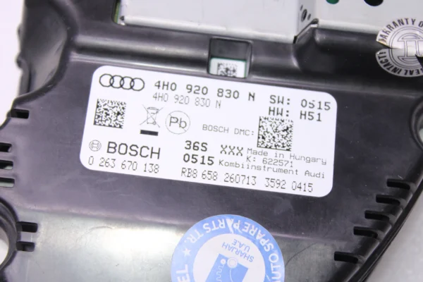 Audi A8 Combi-Instrument 4H0920830N