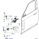 RANGE ROVER VOUGE 2024 DOOR FRONT RIGHT LR159298