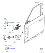 RANGE ROVER VOUGE 2024 DOOR FRONT LEFT LR159299